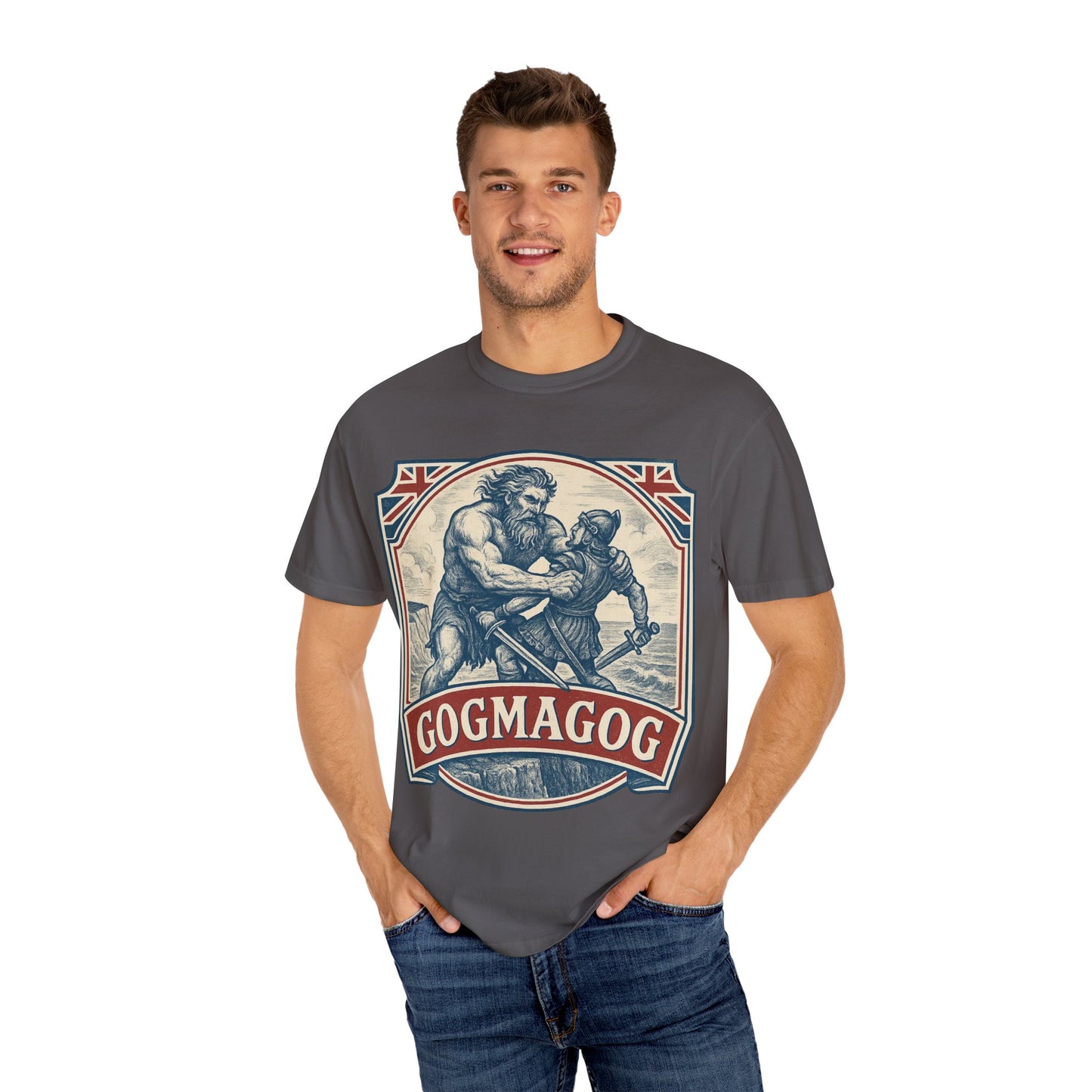 Gogomagog Epic Mythical Graphic T-Shirt, Mythology Tee - Comfort Colors 1717