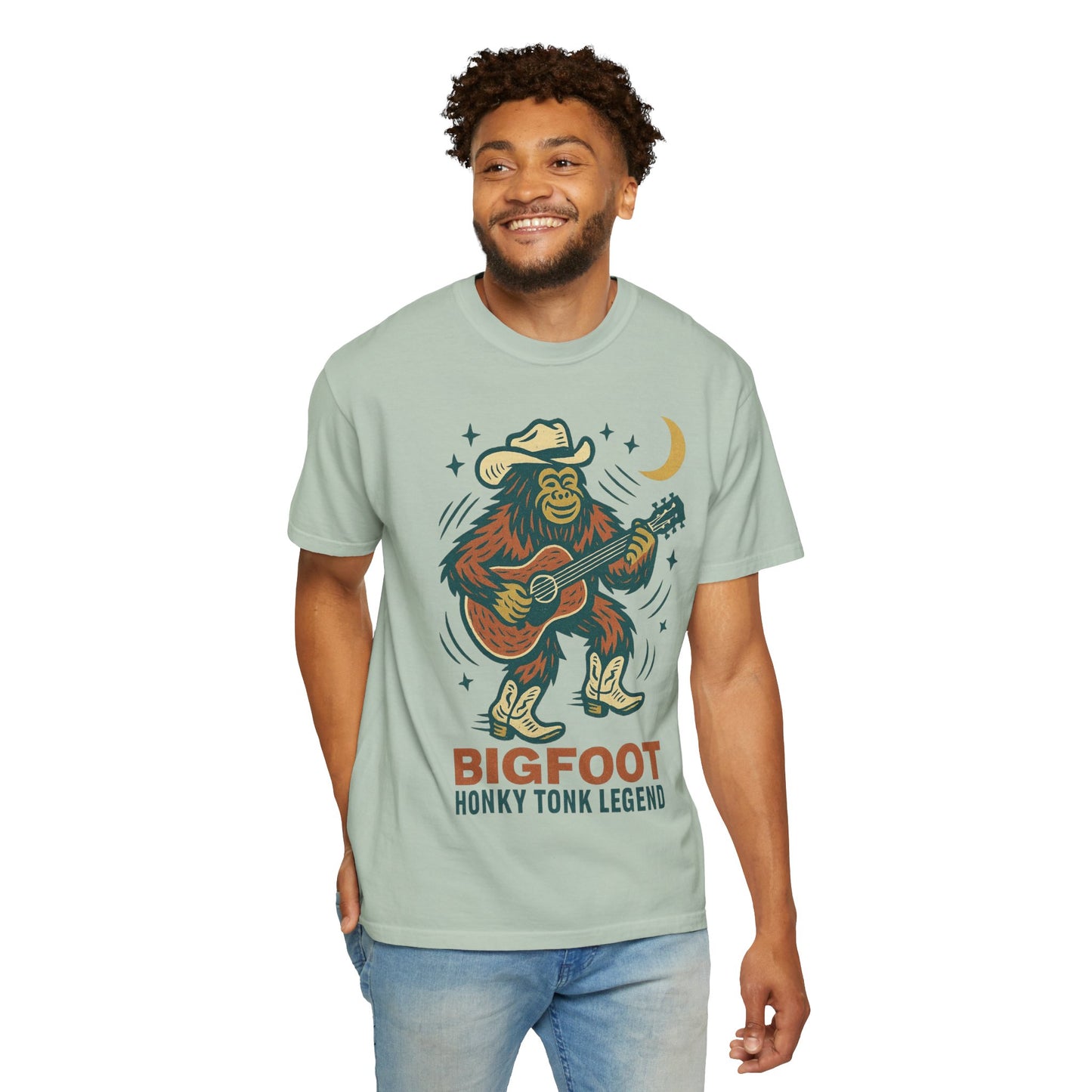Bigfoot Honky Tonk Legend - Sasquatch - Comfort Colors 1717 T-Shirt