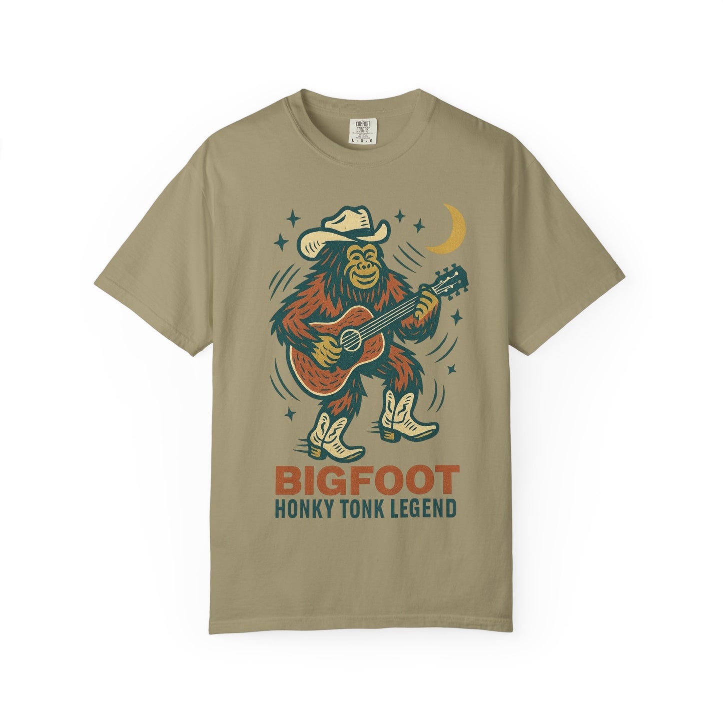 Bigfoot Honky Tonk Legend - Sasquatch - Comfort Colors 1717 T-Shirt