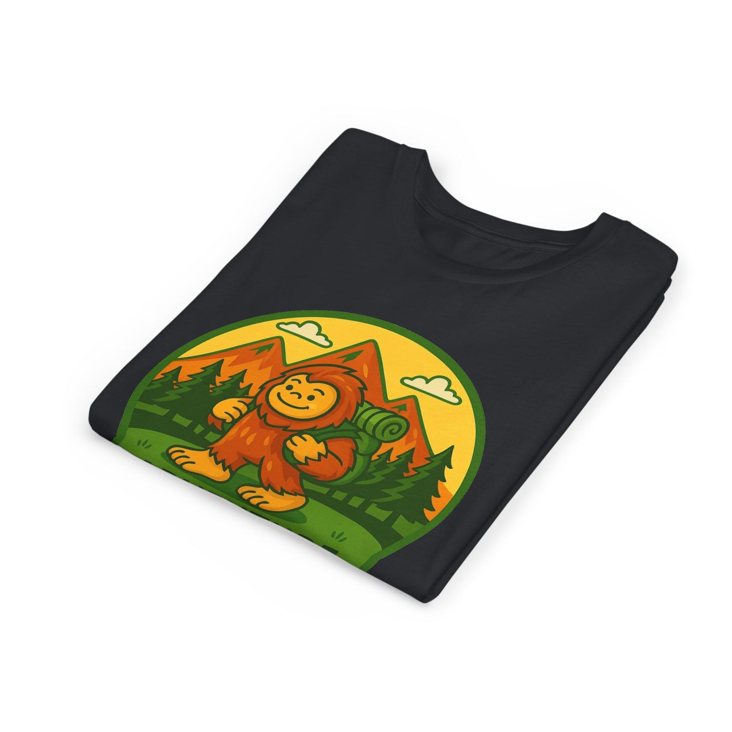 Adventure Awaits Youth Tee, Fun Kids Shirt, Cute Sasquatch T-Shirt, Summer Adventure Clothing, Perfect Gift for Young Explorers