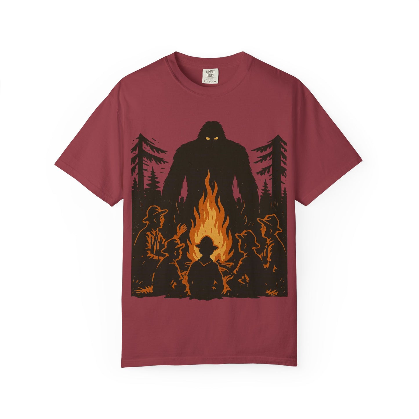Campfire Delight - Bigfoot / Sasquatch - Comfort Colors 1717 T-Shirt