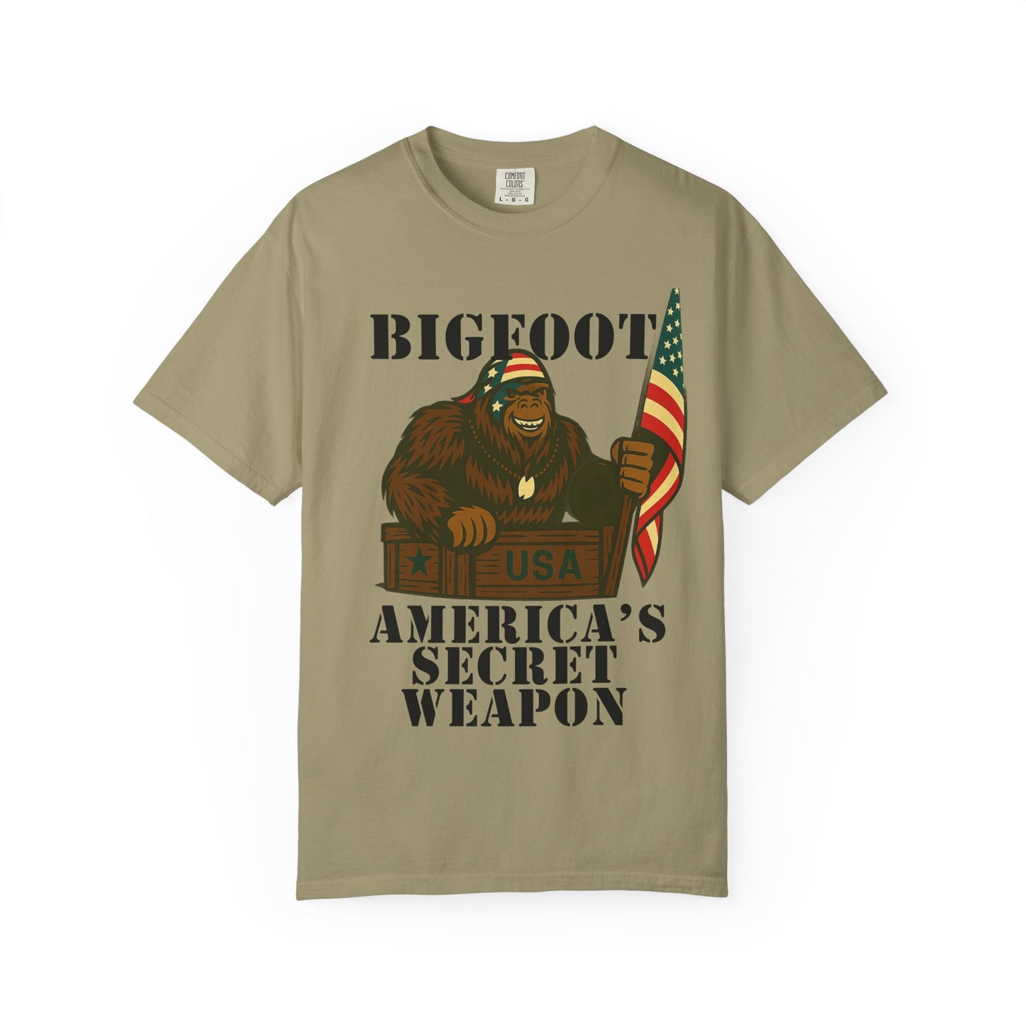 Bigfoot Patriotic Tee Shirt