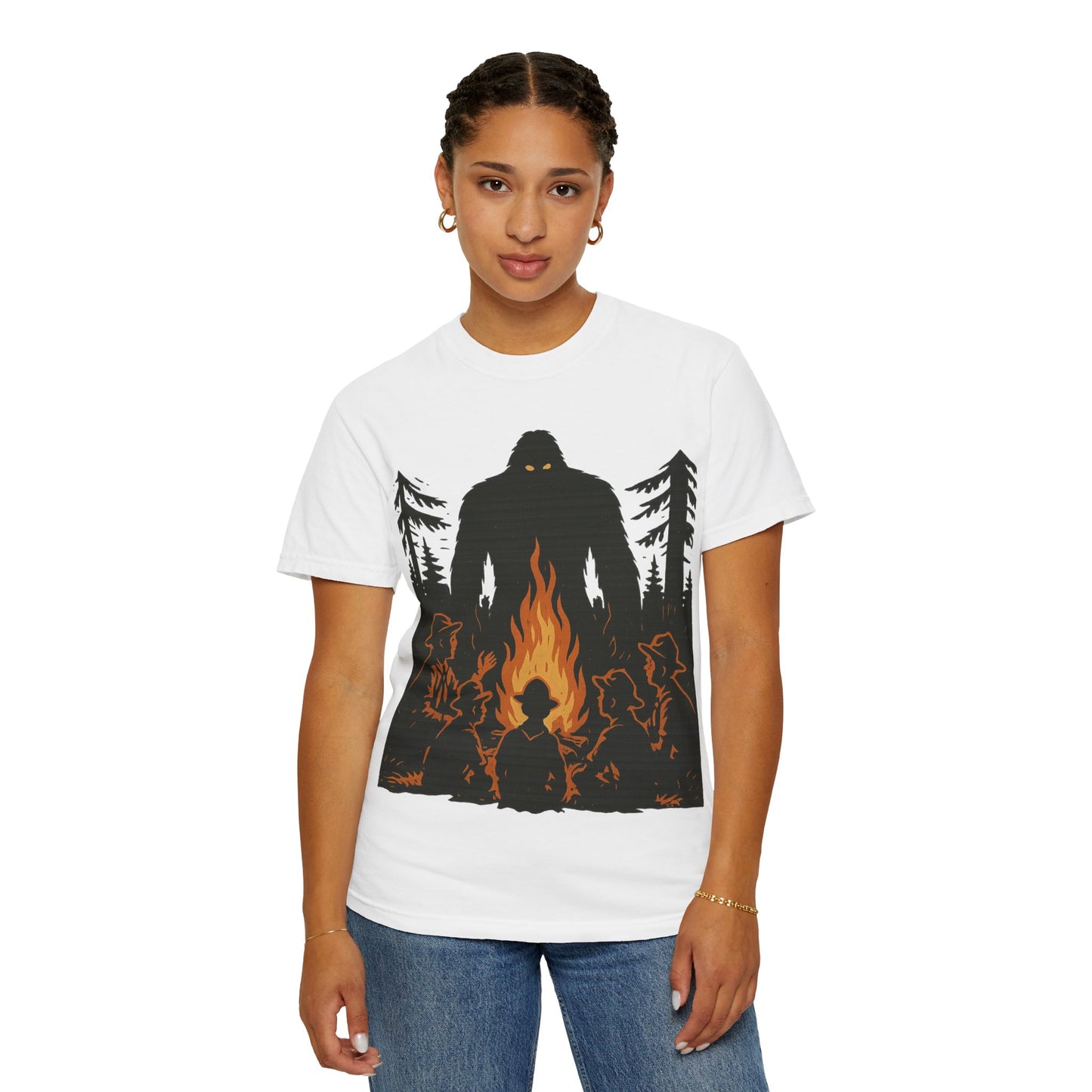 Campfire Delight - Bigfoot / Sasquatch - Comfort Colors 1717 T-Shirt