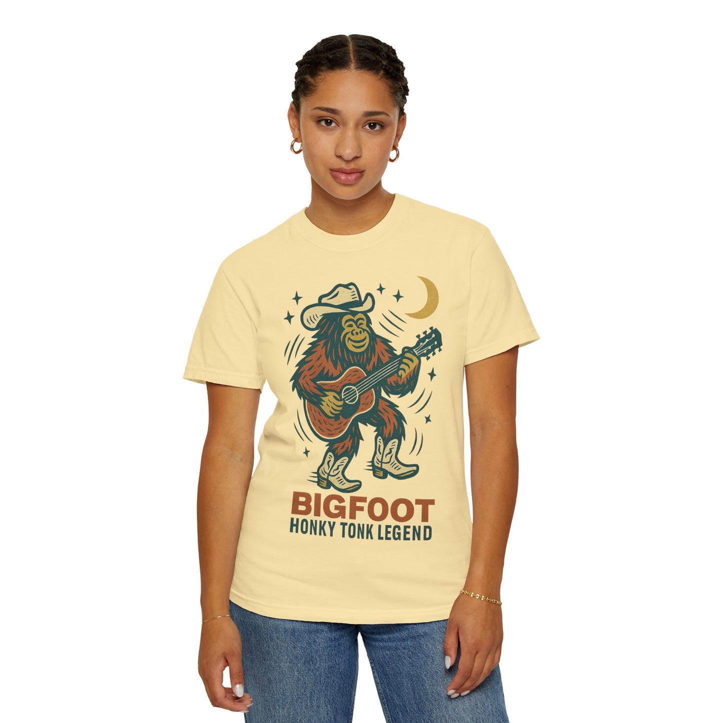 Bigfoot Honky Tonk Legend - Sasquatch - Comfort Colors 1717 T-Shirt