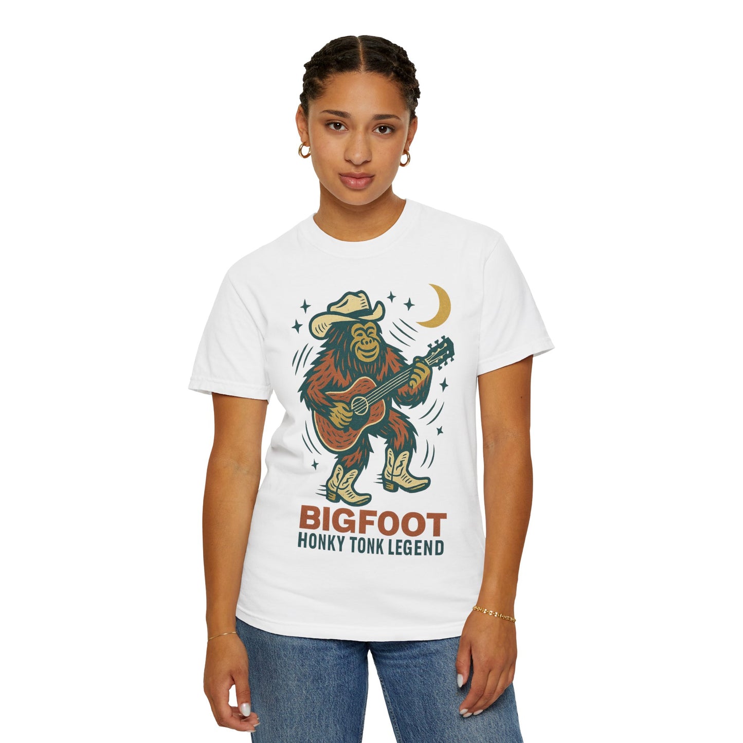 Bigfoot Honky Tonk Legend - Sasquatch - Comfort Colors 1717 T-Shirt