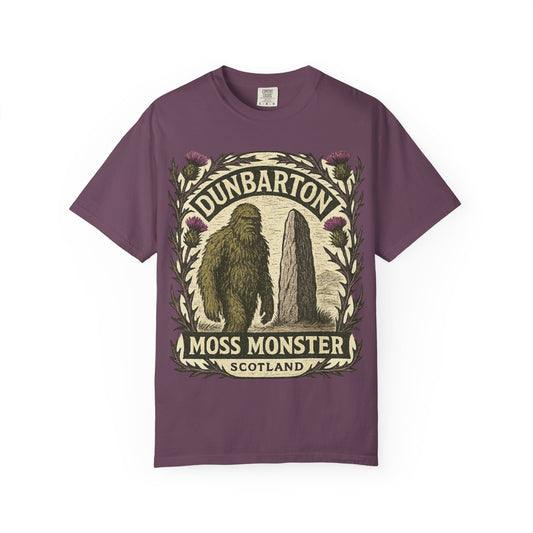 Dunbarton Moss Monster T-Shirt - Scottish Sasquatch - Comfort Colors 1717