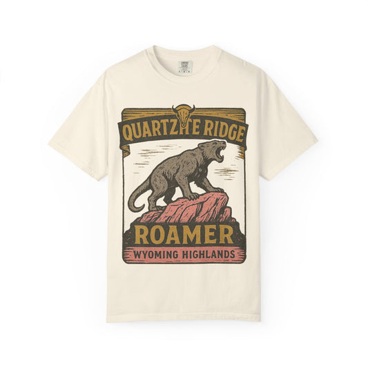 Quartzite Ridge Roamer – Wyoming Highlands Cryptid Tee - Comfort Colors 1717