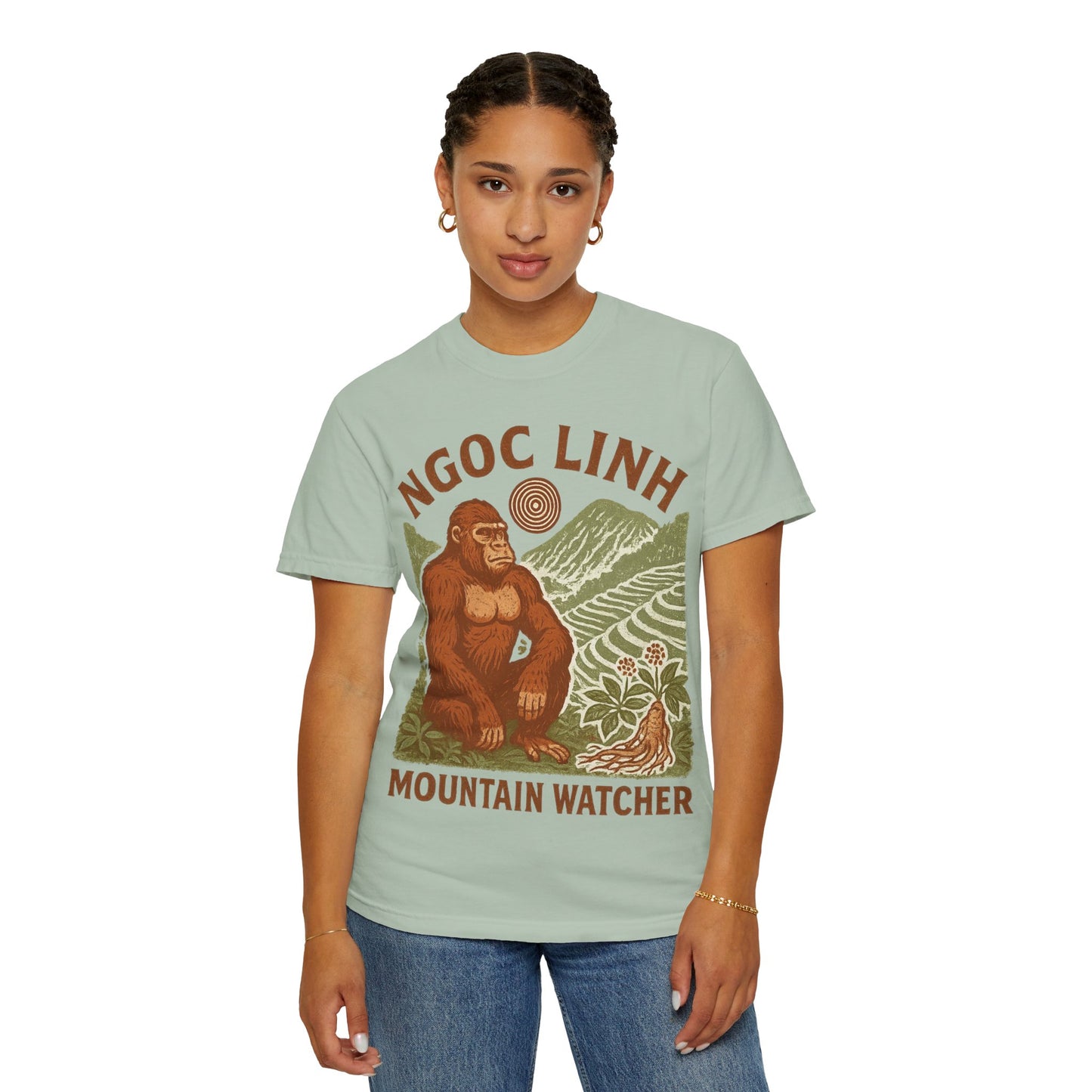 NGOC LINH Mountain Watcher - Sasquatch of Vietnam - Squatches Around the World Collection - Comfort Colors 1717 T-Shirt