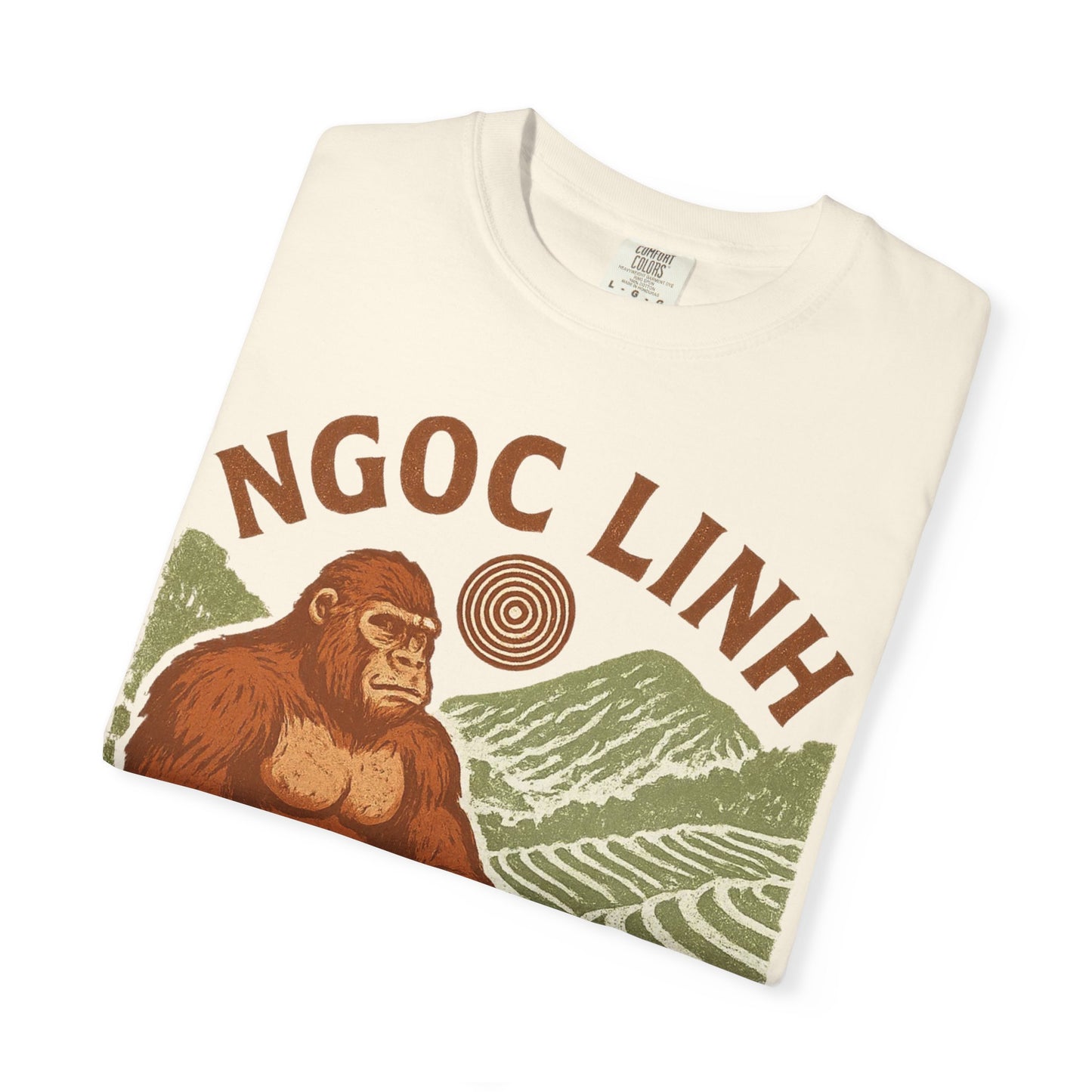 NGOC LINH Mountain Watcher - Sasquatch of Vietnam - Squatches Around the World Collection - Comfort Colors 1717 T-Shirt
