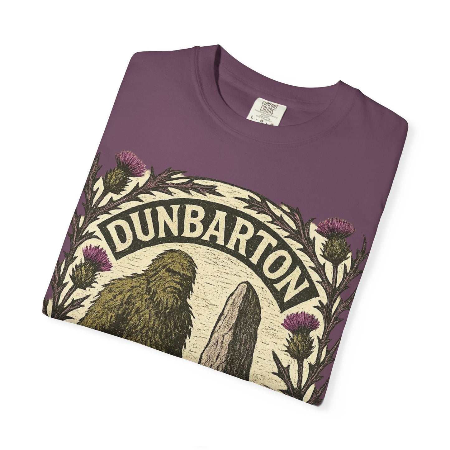 Dunbarton Moss Monster T-Shirt - Scottish Sasquatch - Comfort Colors 1717