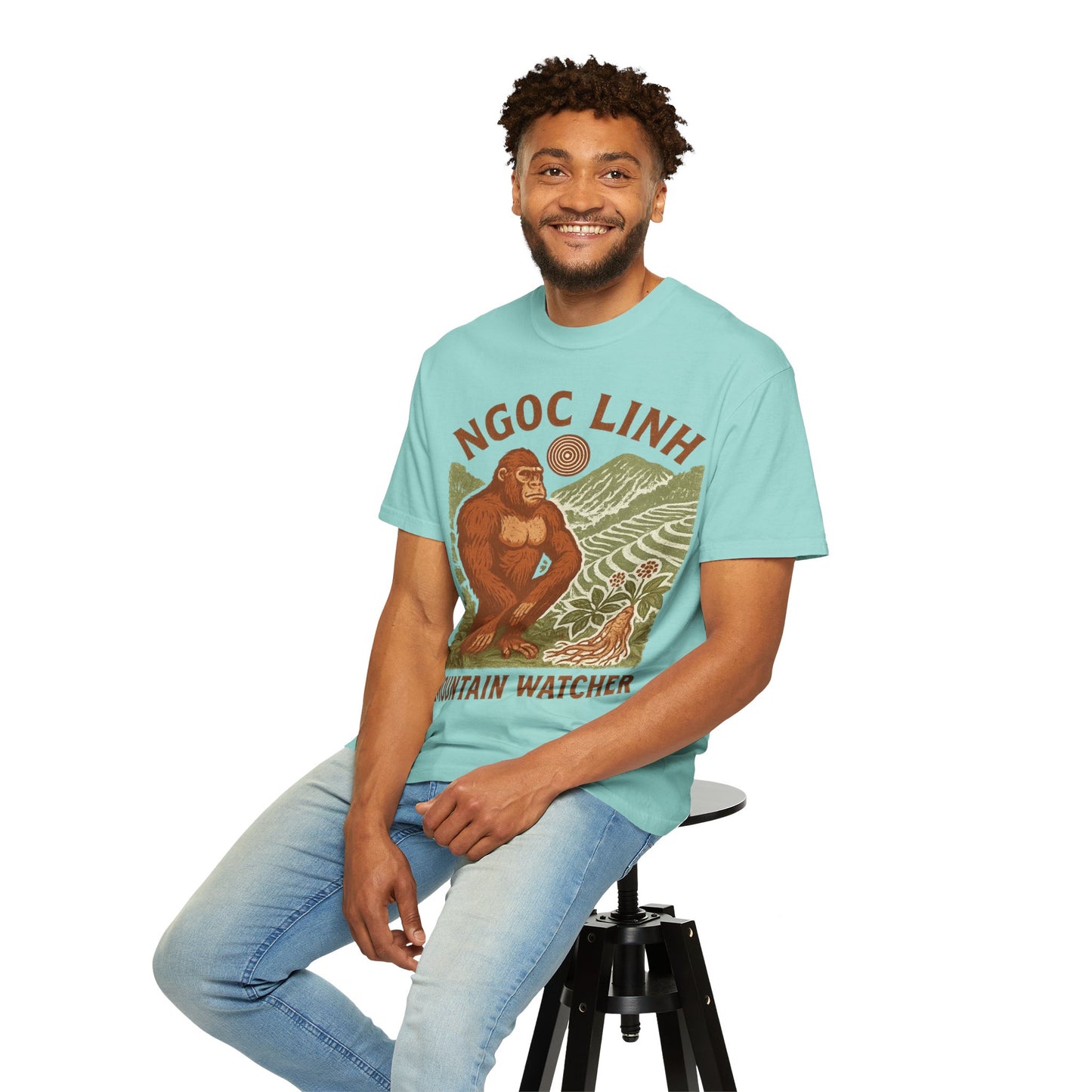NGOC LINH Mountain Watcher - Sasquatch of Vietnam - Squatches Around the World Collection - Comfort Colors 1717 T-Shirt
