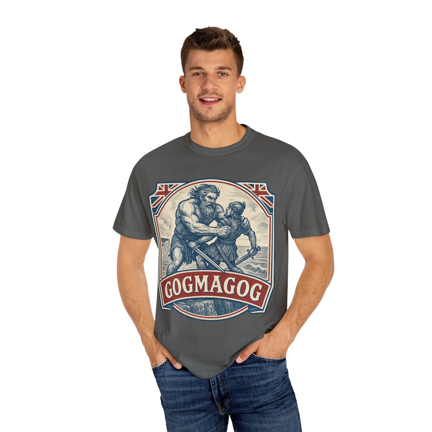 Gogomagog Epic Mythical Graphic T-Shirt, Mythology Tee - Comfort Colors 1717
