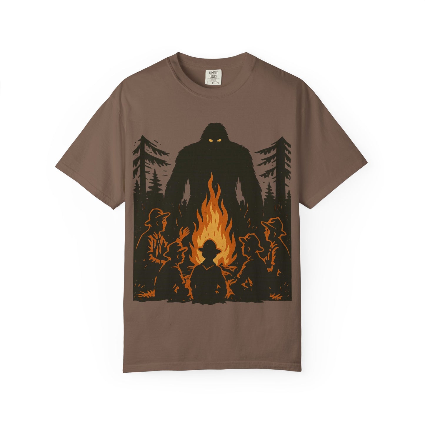 Campfire Delight - Bigfoot / Sasquatch - Comfort Colors 1717 T-Shirt