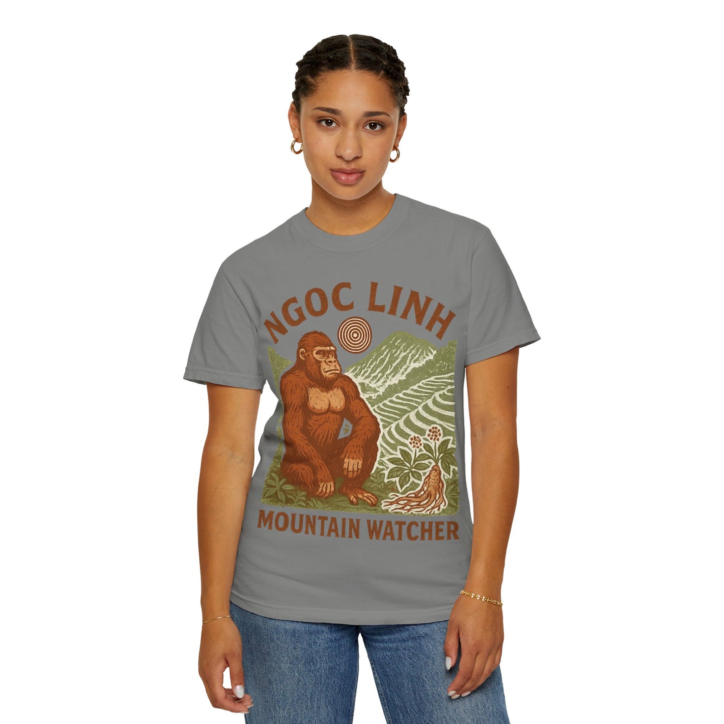NGOC LINH Mountain Watcher - Sasquatch of Vietnam - Squatches Around the World Collection - Comfort Colors 1717 T-Shirt