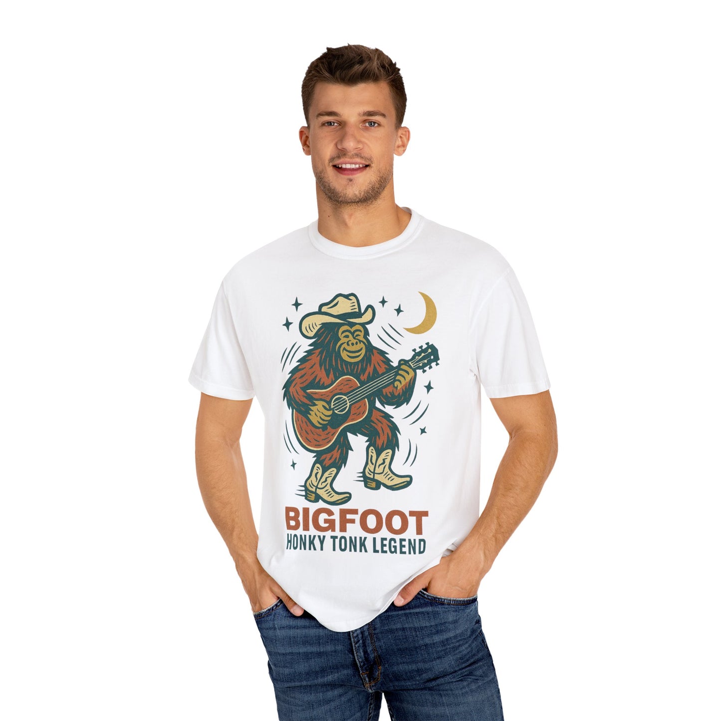 Bigfoot Honky Tonk Legend - Sasquatch - Comfort Colors 1717 T-Shirt