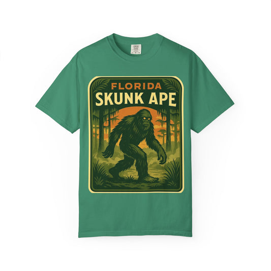 Florida Skunk Ape T-Shirt | Unisex Garment-Dyed Tee, Nature Lovers Gift, Unique Florida Souvenir, Outdoor Adventure Shirt, Fun Vintage [...]