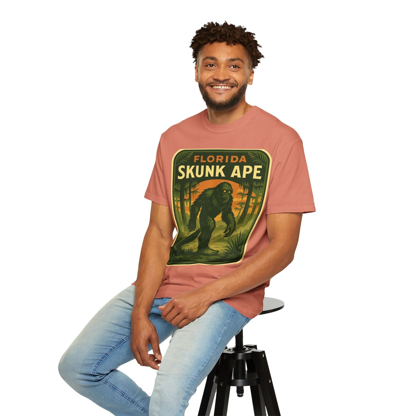 Florida Skunk Ape T-Shirt | Unisex Garment-Dyed Tee, Nature Lovers Gift, Unique Florida Souvenir, Outdoor Adventure Shirt, Fun Vintage [...]