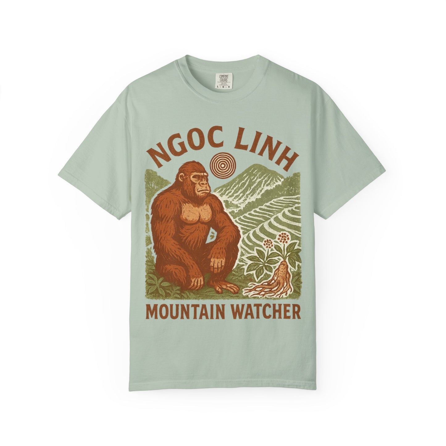 NGOC LINH Mountain Watcher - Sasquatch of Vietnam - Squatches Around the World Collection - Comfort Colors 1717 T-Shirt