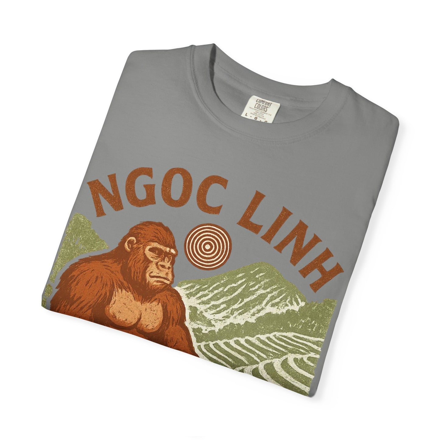 NGOC LINH Mountain Watcher - Sasquatch of Vietnam - Squatches Around the World Collection - Comfort Colors 1717 T-Shirt