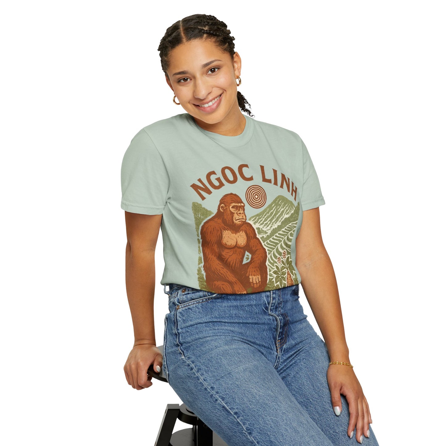 NGOC LINH Mountain Watcher - Sasquatch of Vietnam - Squatches Around the World Collection - Comfort Colors 1717 T-Shirt
