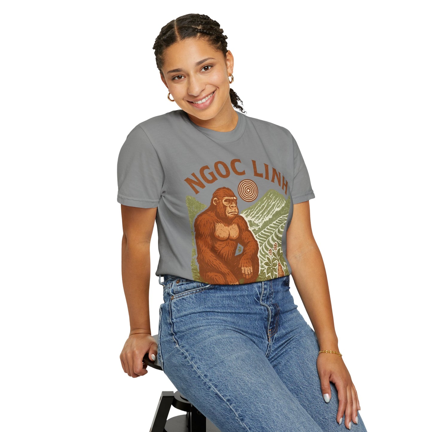 NGOC LINH Mountain Watcher - Sasquatch of Vietnam - Squatches Around the World Collection - Comfort Colors 1717 T-Shirt