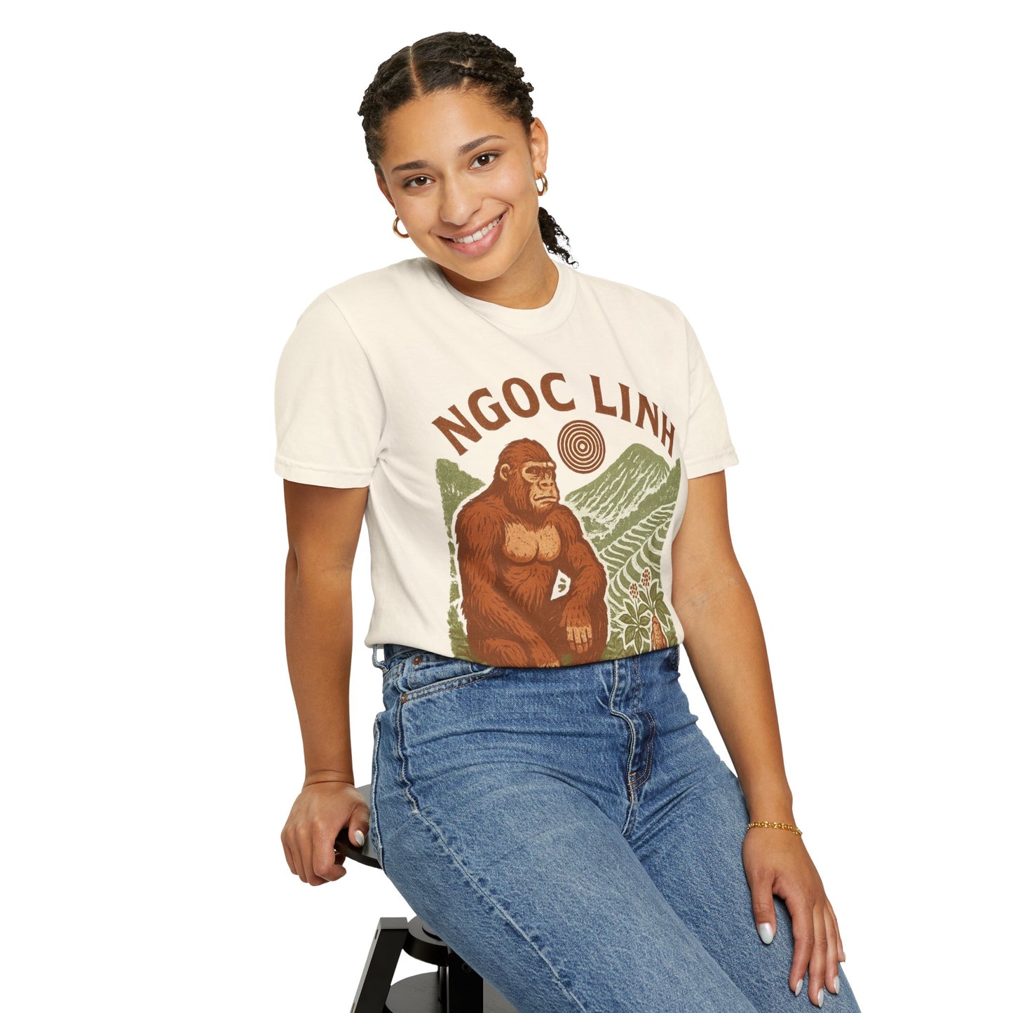 NGOC LINH Mountain Watcher - Sasquatch of Vietnam - Squatches Around the World Collection - Comfort Colors 1717 T-Shirt