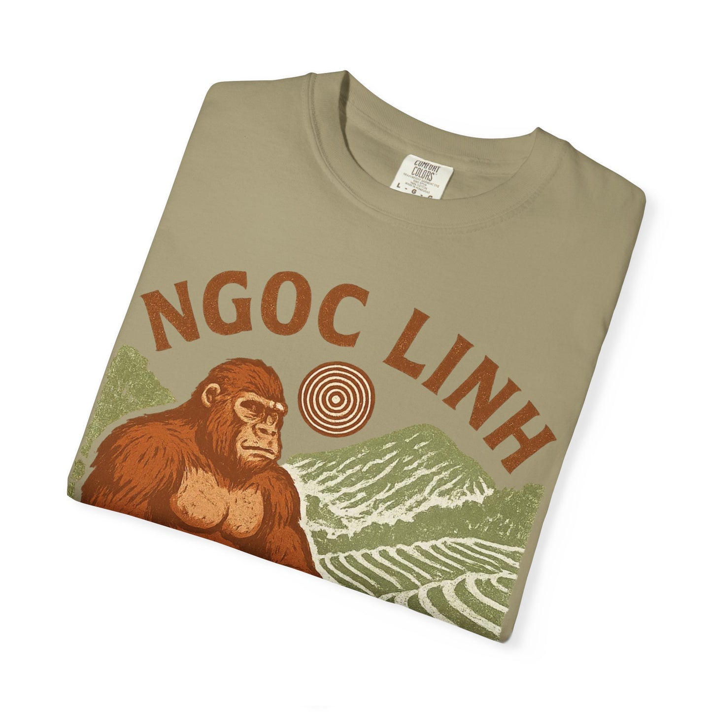 NGOC LINH Mountain Watcher - Sasquatch of Vietnam - Squatches Around the World Collection - Comfort Colors 1717 T-Shirt