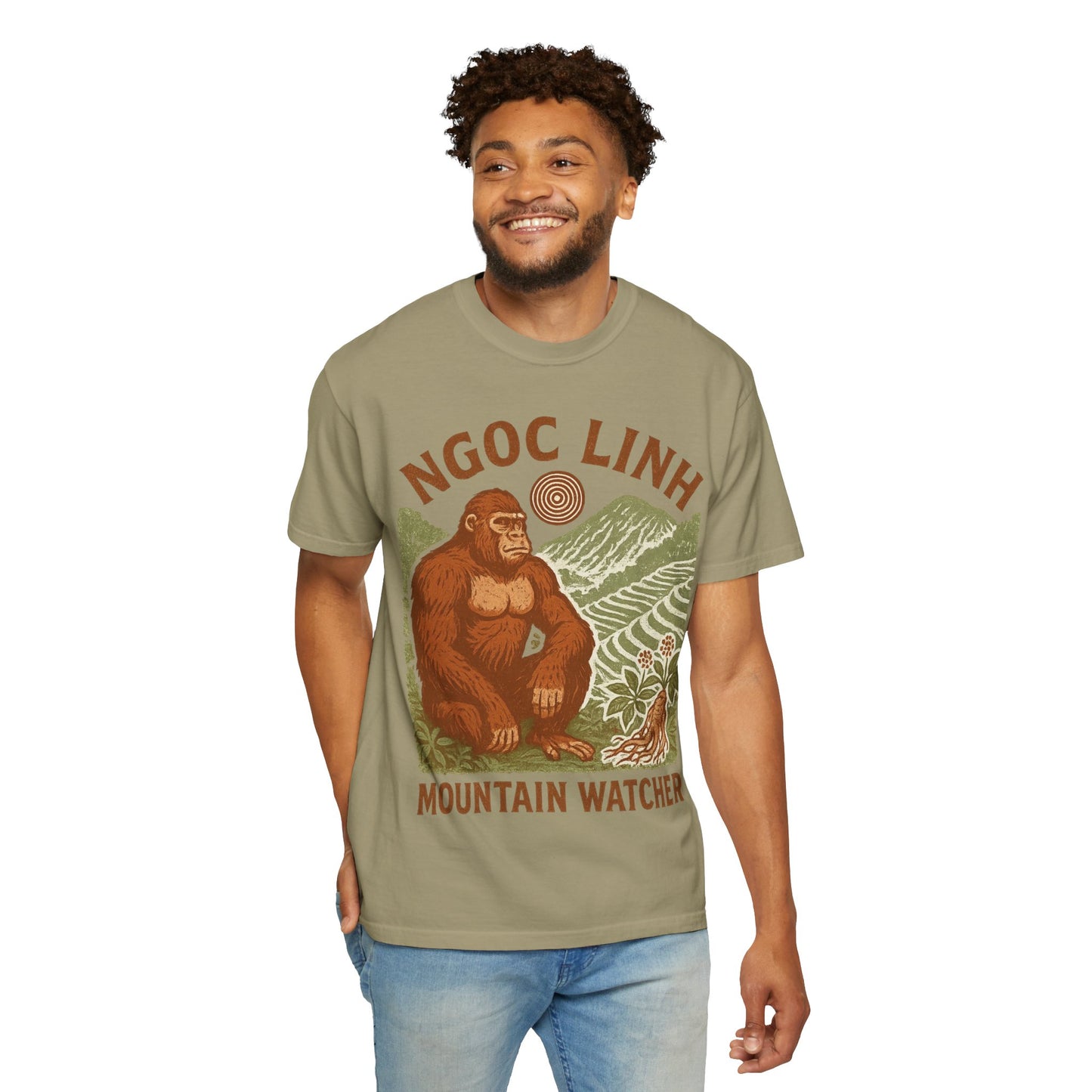 NGOC LINH Mountain Watcher - Sasquatch of Vietnam - Squatches Around the World Collection - Comfort Colors 1717 T-Shirt