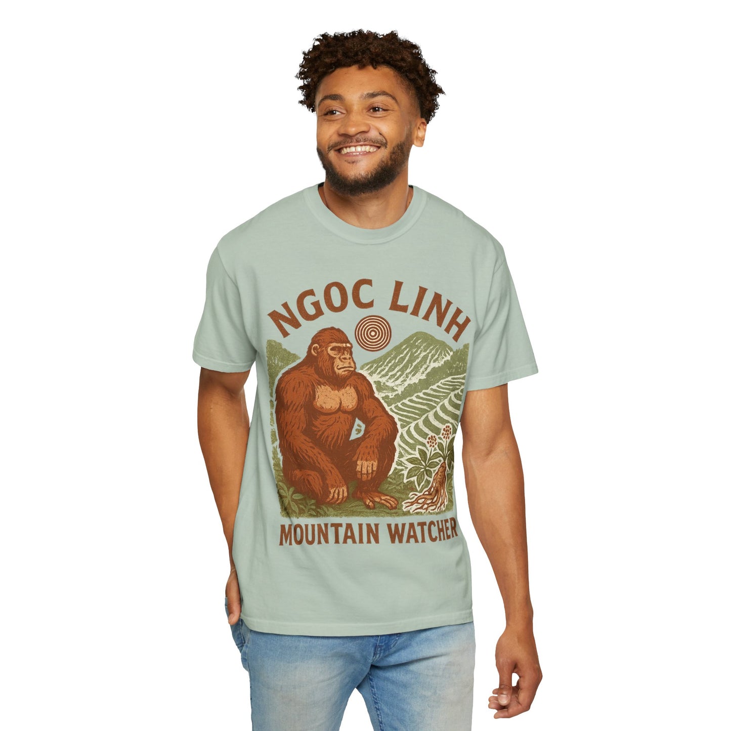 NGOC LINH Mountain Watcher - Sasquatch of Vietnam - Squatches Around the World Collection - Comfort Colors 1717 T-Shirt
