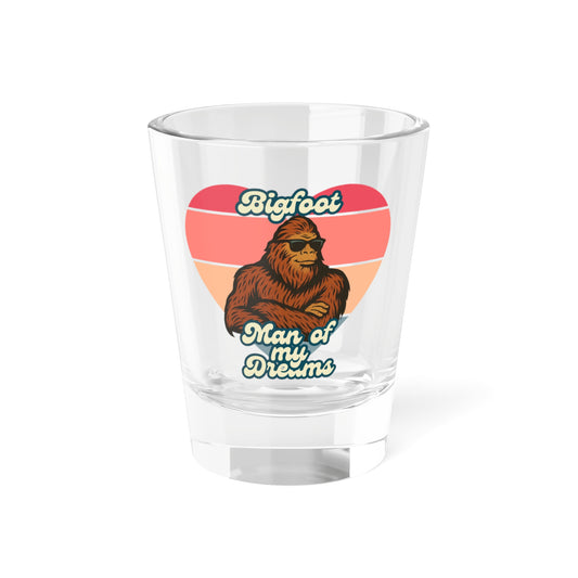 Shot Glass Bigfoot Enthusiasts Novelty Gift Humorous Valentine's Day Present 1.5oz