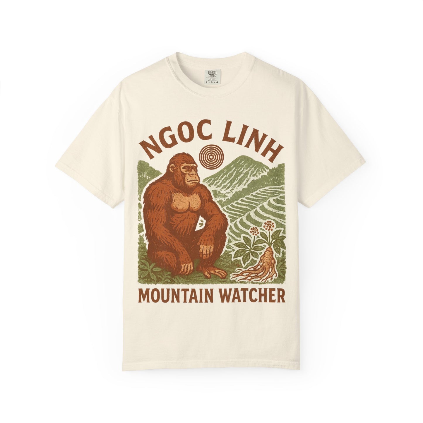 NGOC LINH Mountain Watcher - Sasquatch of Vietnam - Squatches Around the World Collection - Comfort Colors 1717 T-Shirt
