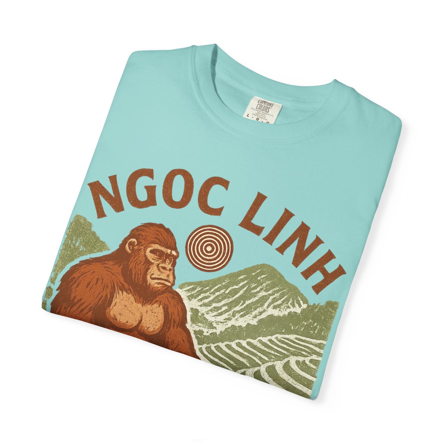 NGOC LINH Mountain Watcher - Sasquatch of Vietnam - Squatches Around the World Collection - Comfort Colors 1717 T-Shirt