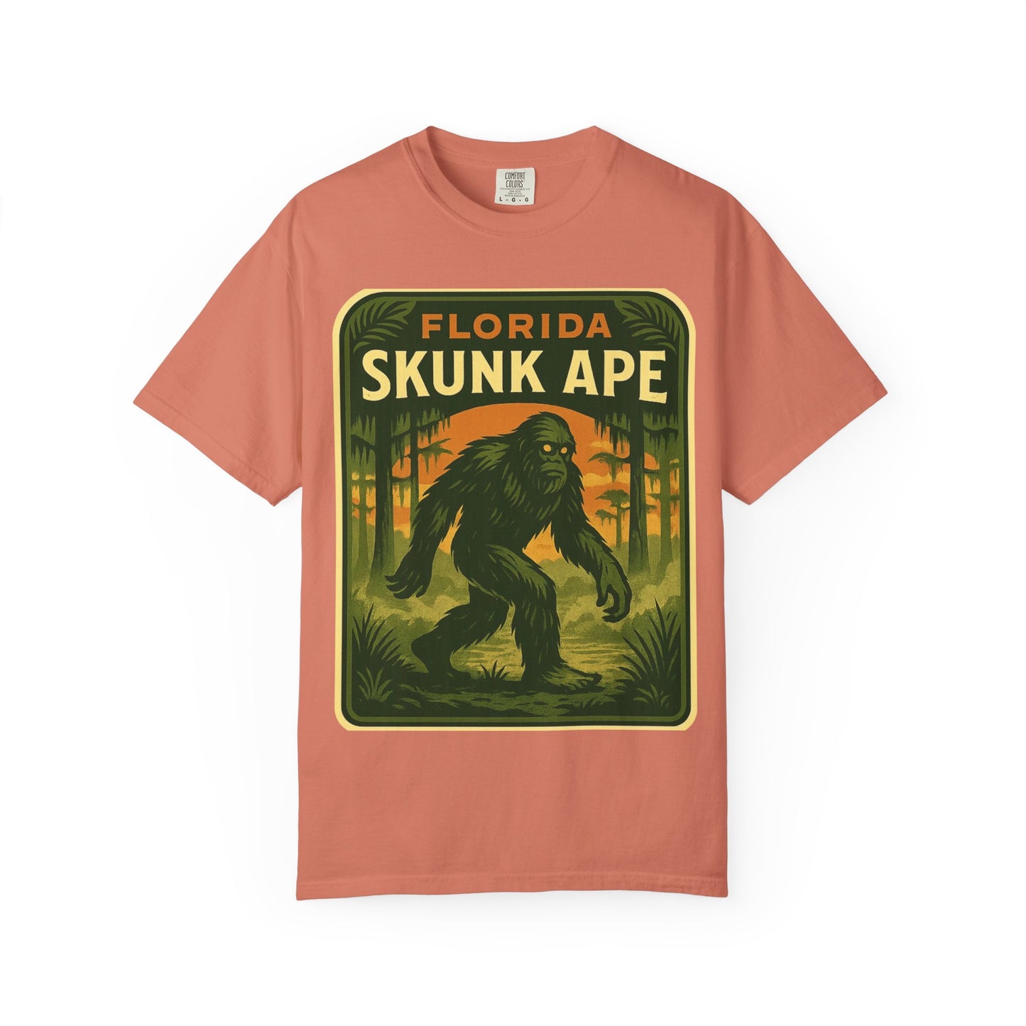 Florida Skunk Ape T-Shirt | Unisex Garment-Dyed Tee, Nature Lovers Gift, Unique Florida Souvenir, Outdoor Adventure Shirt, Fun Vintage [...]