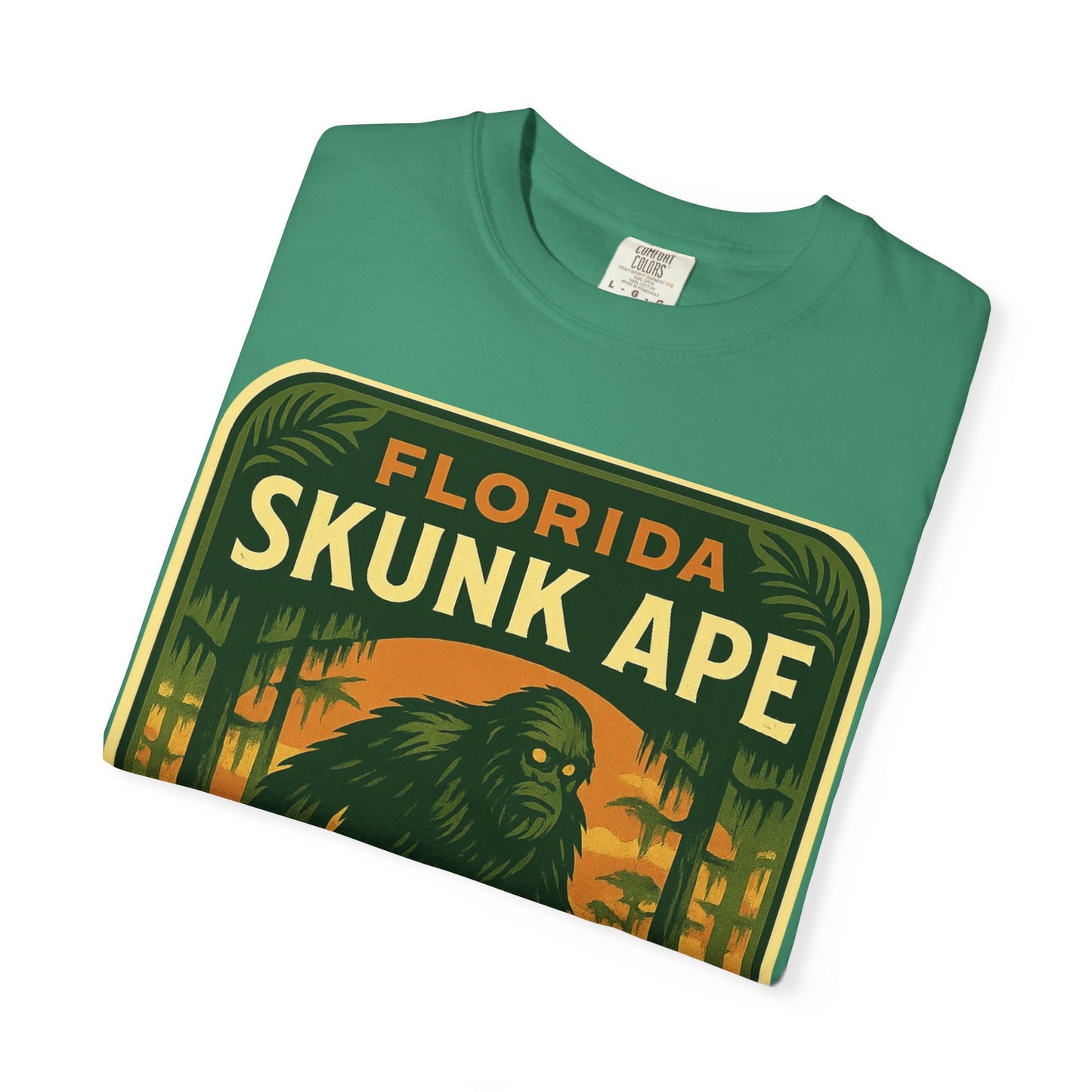 Florida Skunk Ape T-Shirt | Unisex Garment-Dyed Tee, Nature Lovers Gift, Unique Florida Souvenir, Outdoor Adventure Shirt, Fun Vintage [...]