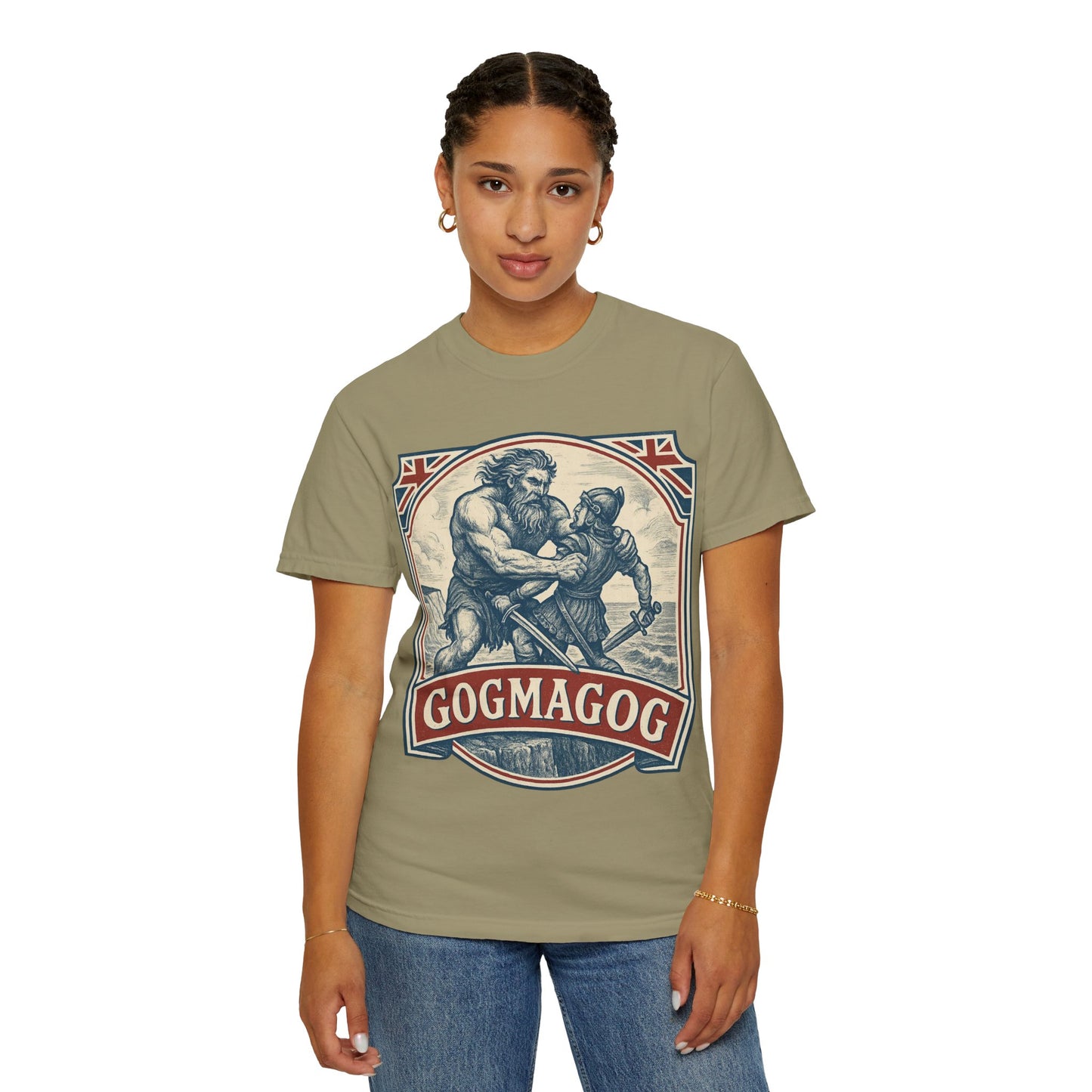 Gogomagog Epic Mythical Graphic T-Shirt, Mythology Tee - Comfort Colors 1717