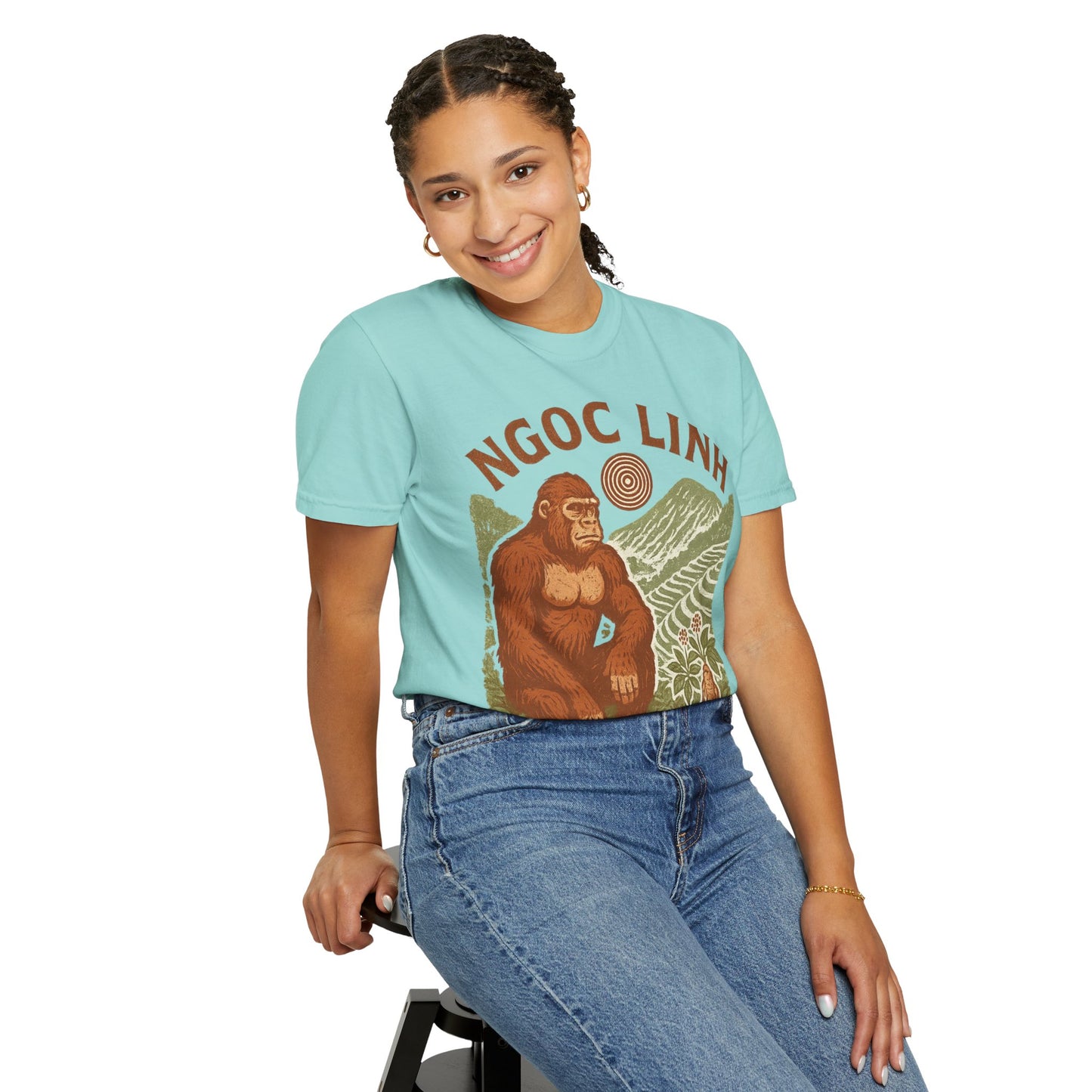 NGOC LINH Mountain Watcher - Sasquatch of Vietnam - Squatches Around the World Collection - Comfort Colors 1717 T-Shirt