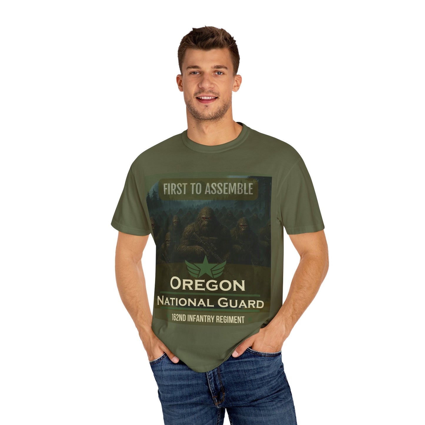 Oregon National Guard Unisex T-Shirt, Military Apparel, Graphic Tee, Casual Wear, Gift for Veterans, Outdoor Clothing